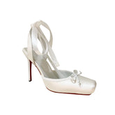 Lace Up High Heel Sandals